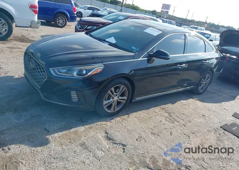 2018 Hyundai Sonata Sport из США, поврежденный, VIN 5NPE34AF4JH676172